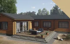 Дом из клеёного бруса «Каир»