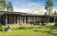 Дом из клеёного бруса «Клаус»