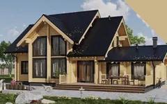 Дом из клеёного бруса «Красная Слобода»