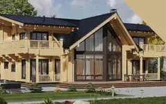 Дом из клеёного бруса «Лапландия»