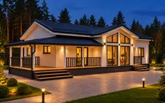 Каркасный дом «Норд», 110,9 м²