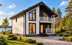 Каркасный дом «Сосновый», 126 м²