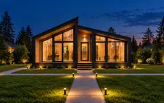 Каркасный дом «Берег», 65 м²