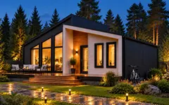 Каркасный дом «Ольха», 86 м²