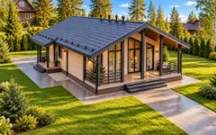 Каркасный дом «Липа», 100 м²