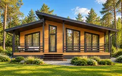 Каркасный дом «Ясень», 100 м²