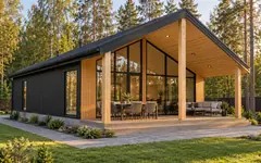 Каркасный дом «Ижора», 110 м²