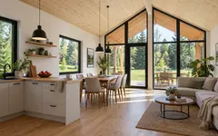 Каркасный дом «Ижора», 110 м²