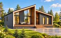 Каркасный дом «Гранит», 130 м²